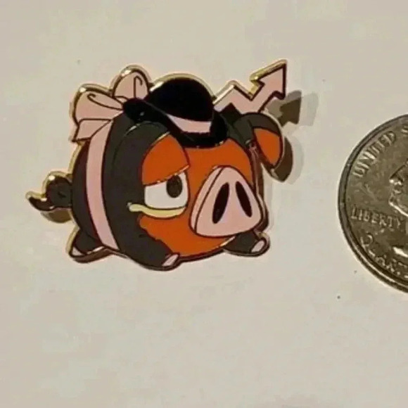 Gentleman Lechonk Enamel Pin – Adorable and Classy Pokémon Collectible! - Picture 3 of 3